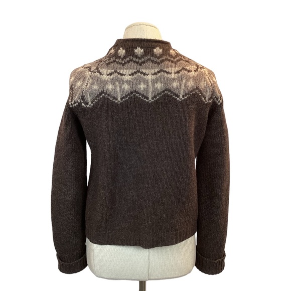 Fair Isle Nordic 100% Lambswool Sweater - Picture 4 of 8